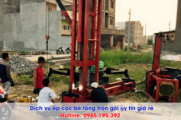 Dịch vụ ép cọc bê tông tại Thanh Oai Hà Tây báo giá trọn gói