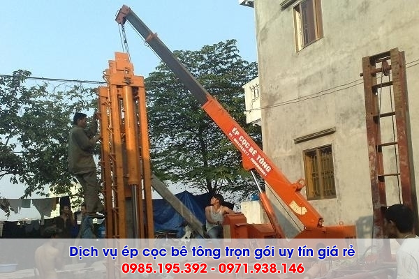 Dịch vụ ép cọc bê tông Thanh Xuân Hà Nội báo giá trọn gói