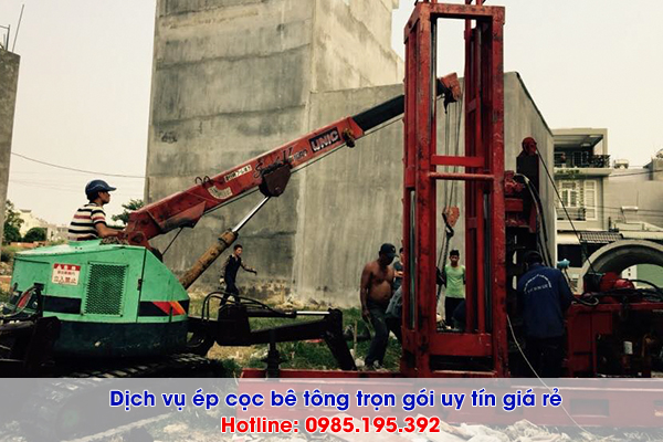 Dịch vụ ép cọc bê tông tại Huyện Phú Xuyên Hà Nội báo giá trọn gói