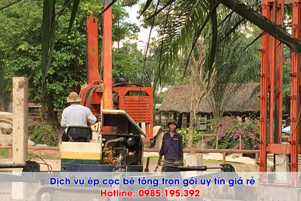 Dịch vụ ép cọc bê tông tại Huyện Ba Vì Hà Nội báo giá trọn gói