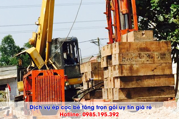 Dịch vụ ép cọc bê tông tại tỉnh Nam Định báo giá trọn gói