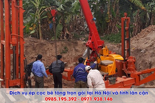 Dịch vụ ép cọc bê tông tại Bắc Ninh báo giá trọn gói